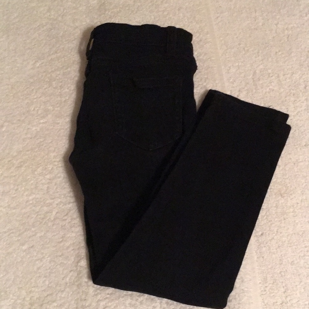Boys size 7 black straight legs jean.